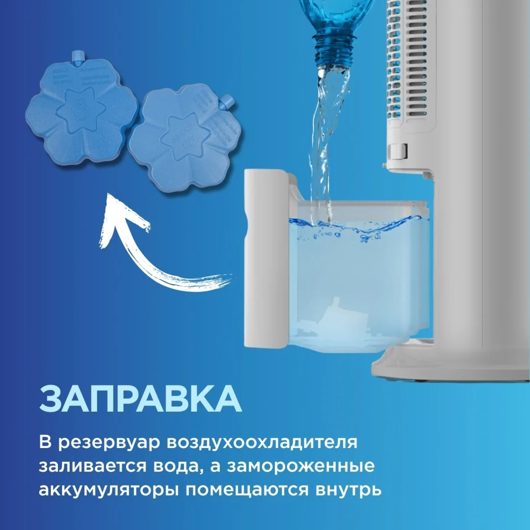 Воздухоохладитель Midea AC120-19ARB белый