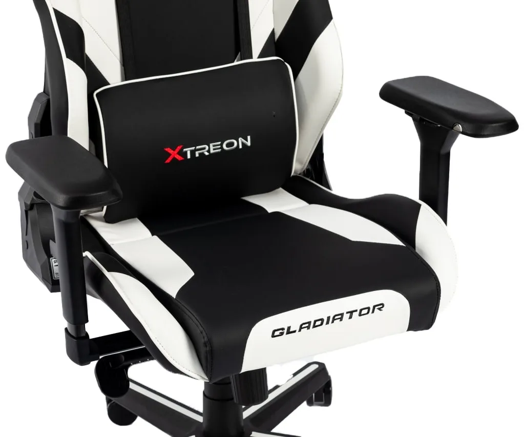 Игровое компьютерное кресло XTREON Gladiator Черно-белый