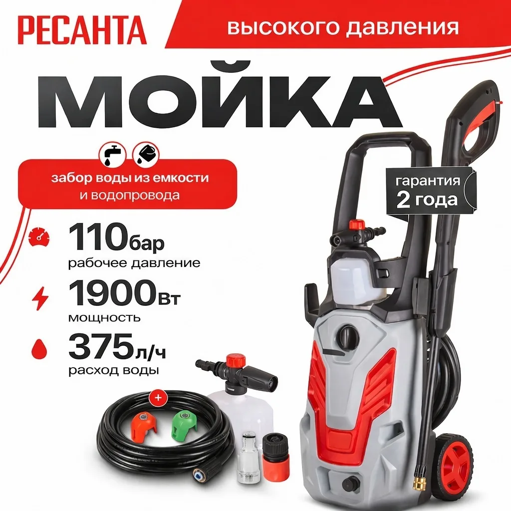 Мойка высокого давления Ресанта МР-170