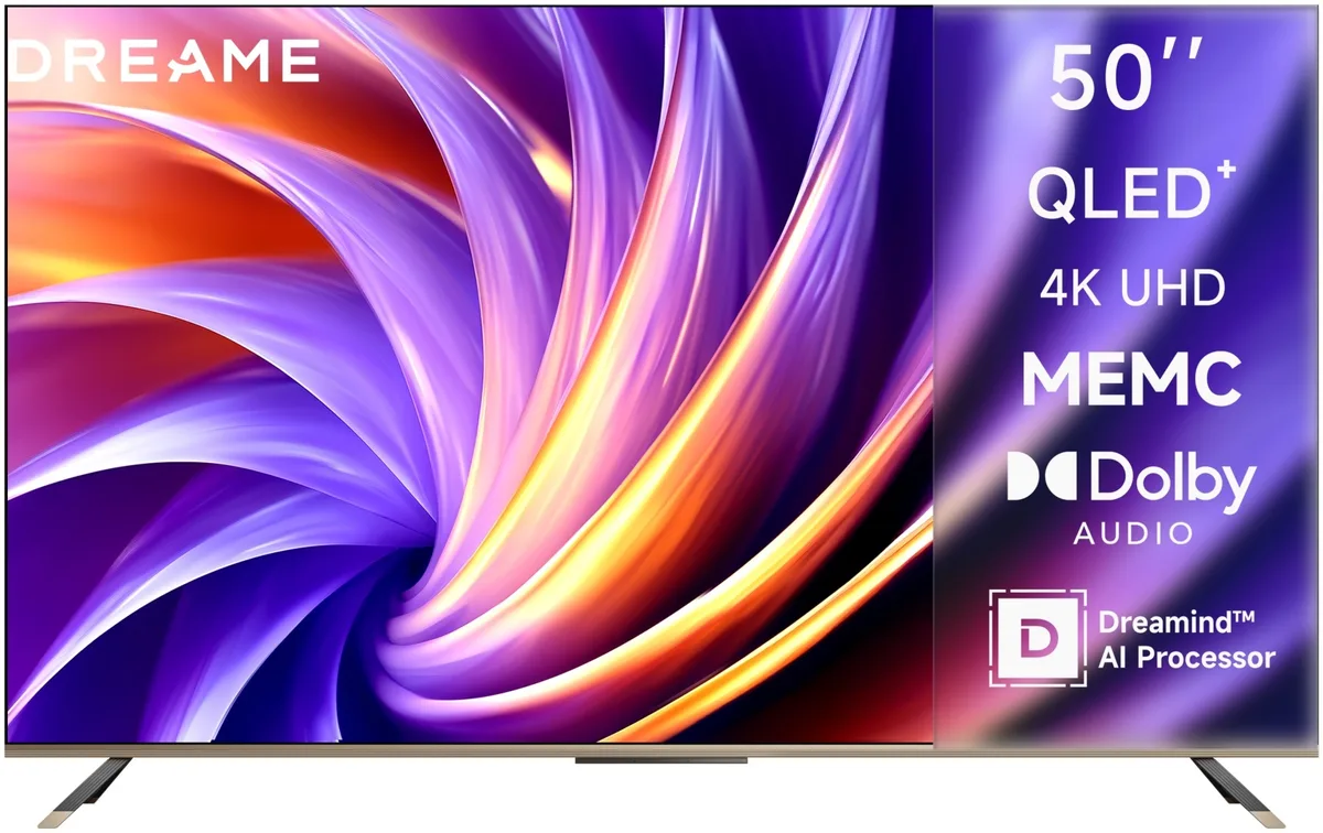 Телевизор Dreame Vivid 50 50Q100 127 см Черный