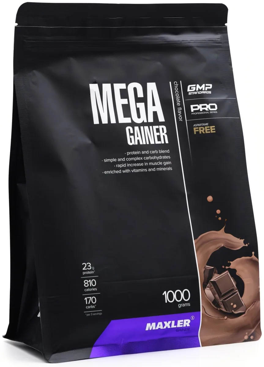 Гейнер Maxler Mega Gainer Chocolate 1000г (7697)