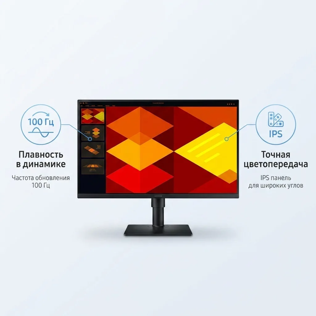Монитор Samsung 24" LS24D400GAIXCI