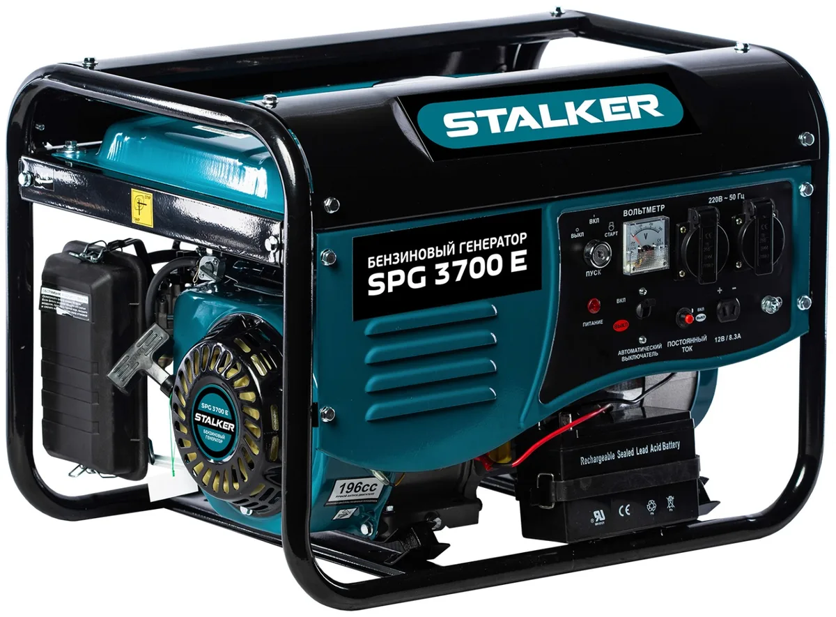 Бензиновый генератор Stalker SPG 3700E