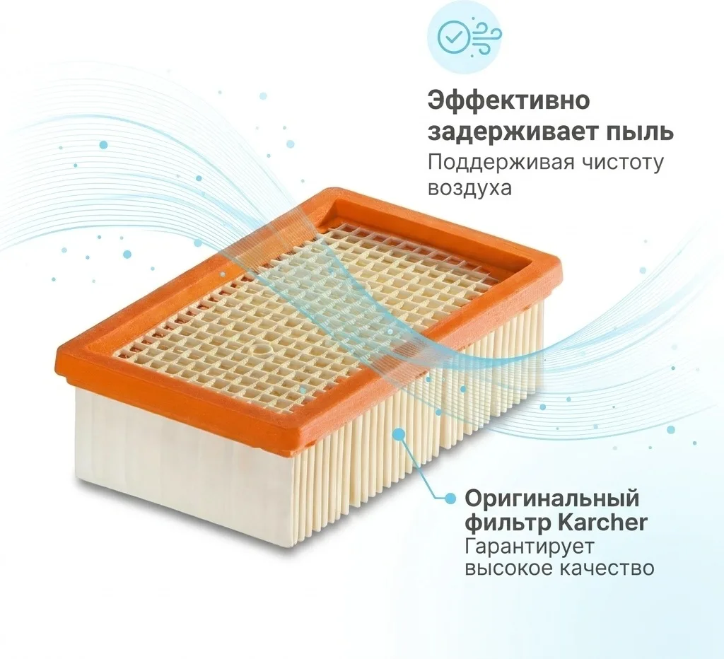 Фильтр плоский Karcher WD 4,5,6