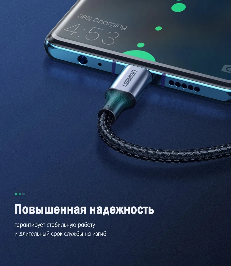 Кабель Ugreen USB Type-C 2 м US316 (70429)