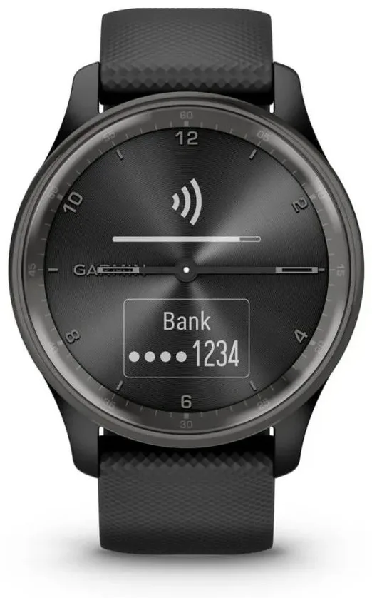 Смарт-часы Garmin Vivomove Trend 40 мм черный-черный (02665-00)