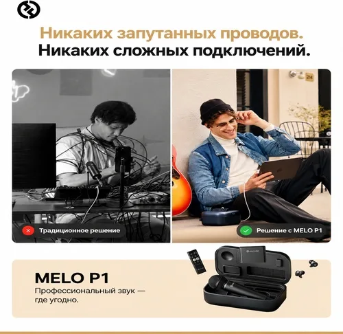 Микрофон Hollyland MELO P1 Combo