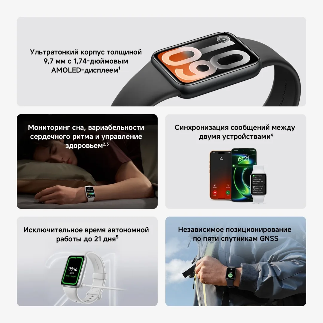 Фитнес-браслет Xiaomi Smart Band 10 Pro Midnight Black