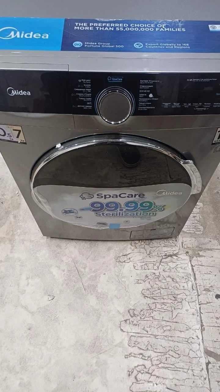 Стиральная машина Midea MFK03D105B/S-C Серый, Уценка — фото дефекта 5