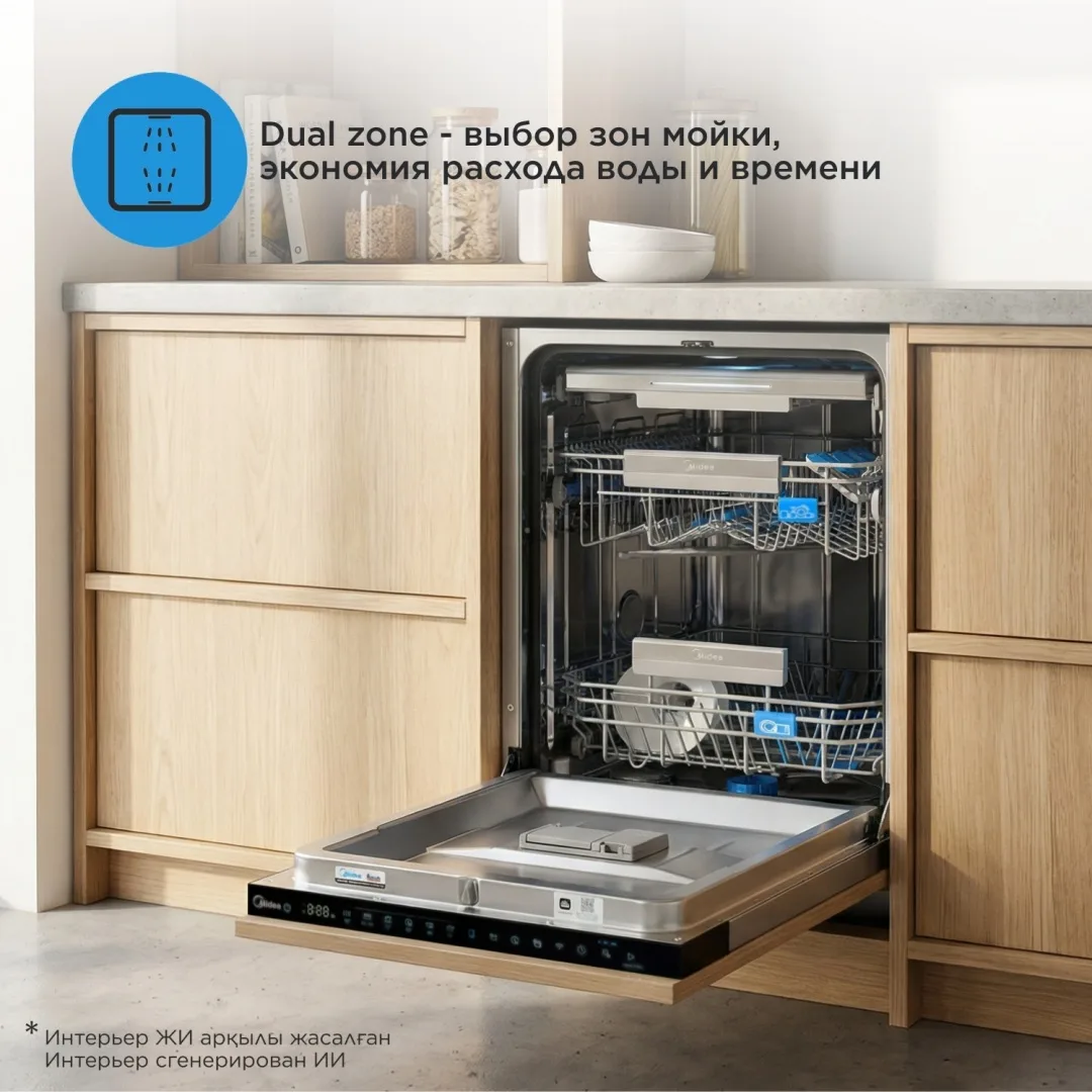 Посудомоечная машина Midea MDWB-4529TQ стальной