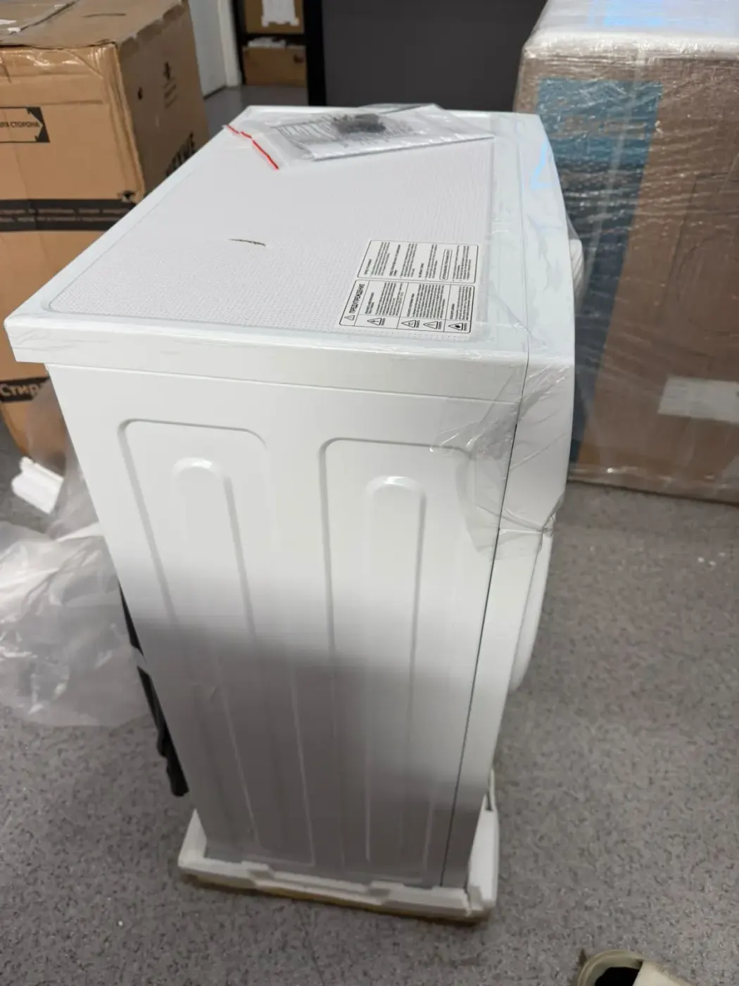 Стиральная машина NEXME SK-181000D Белый, Уценка — фото дефекта 4