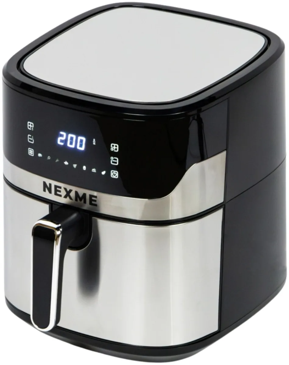 Аэрогриль NEXME NAF6500 6.5L Серебристый-Черный