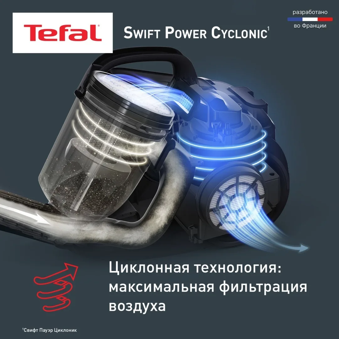 Проводной пылесос Tefal TW2971EA Синий
