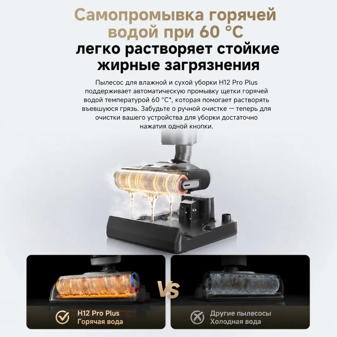 Беспроводной ручной пылесос Dreame H12 Pro Plus Черный