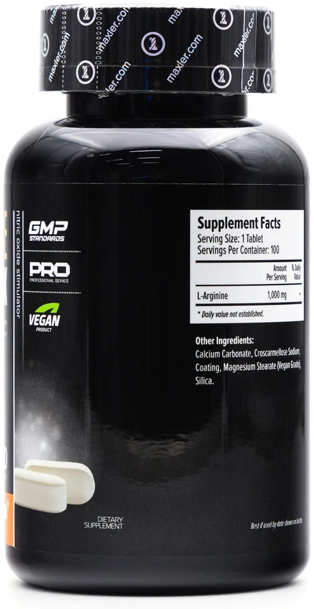 Аминокислота Maxler Arginine 1000 Max Таблетки 100шт (0050)