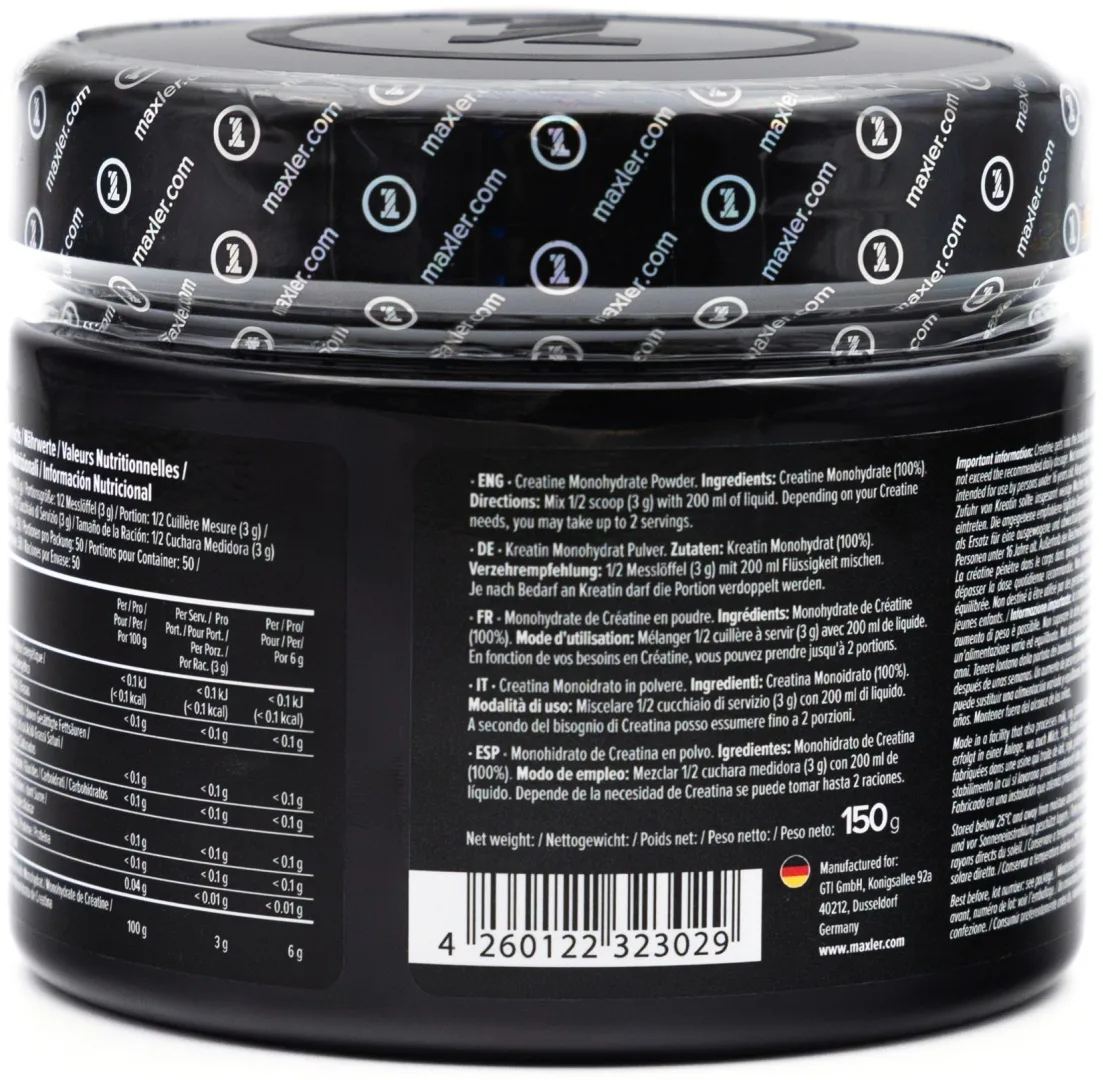 Креатин Maxler Creatine 100% Monohydrate 150г (3029)