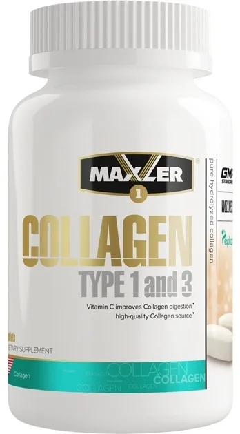 Витамин Maxler Collagen Type I & III 90 таб (0326)