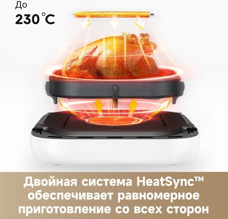 Аэрогриль Trouver FD10 Pro 6L Белый