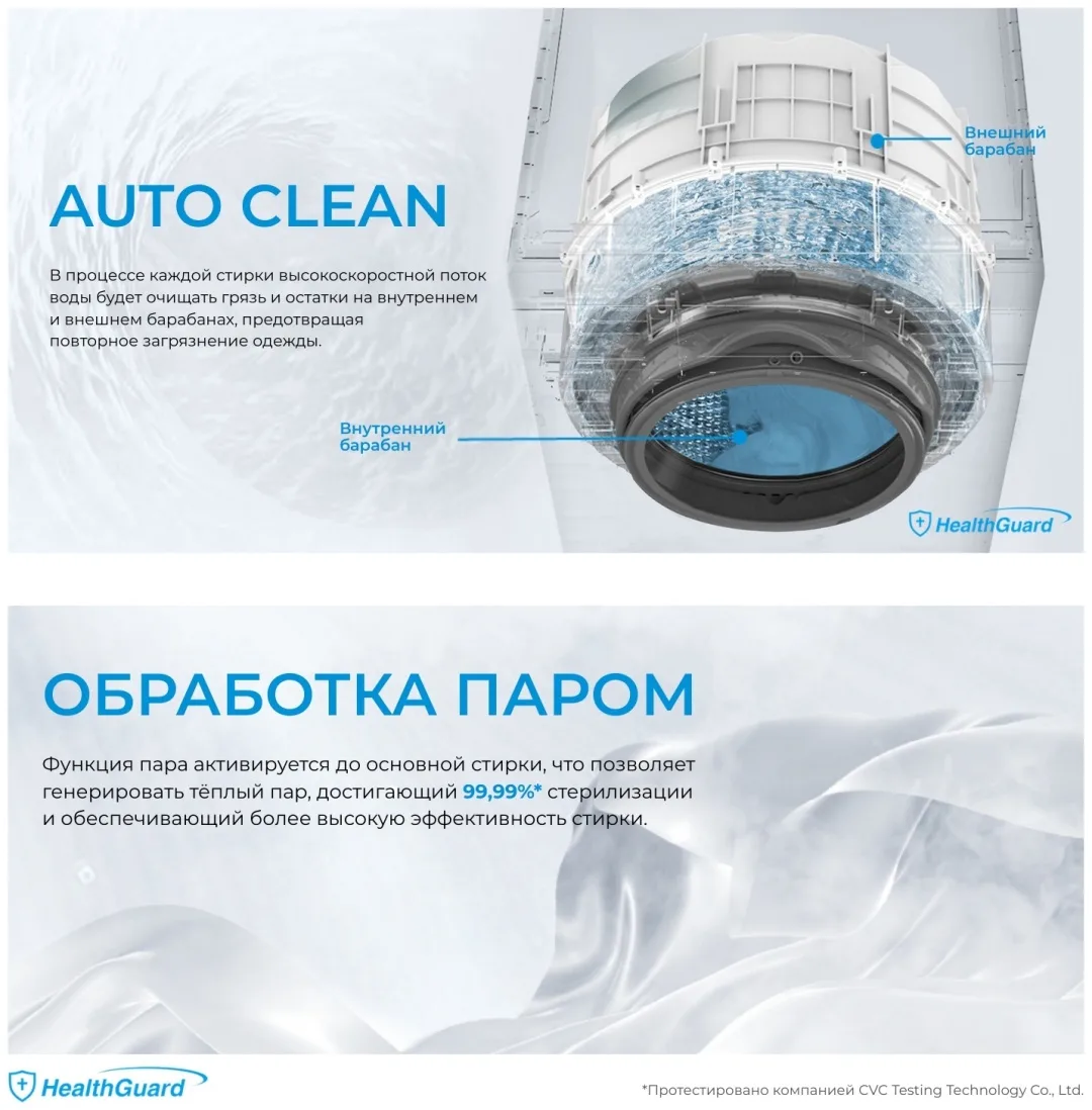 Стиральная машина Midea MF200W120WB/W-KZ белый