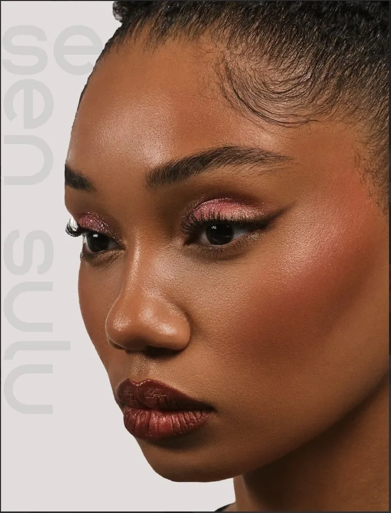 Тени для век спаркл Sen Sulu 04 Rosy Peach