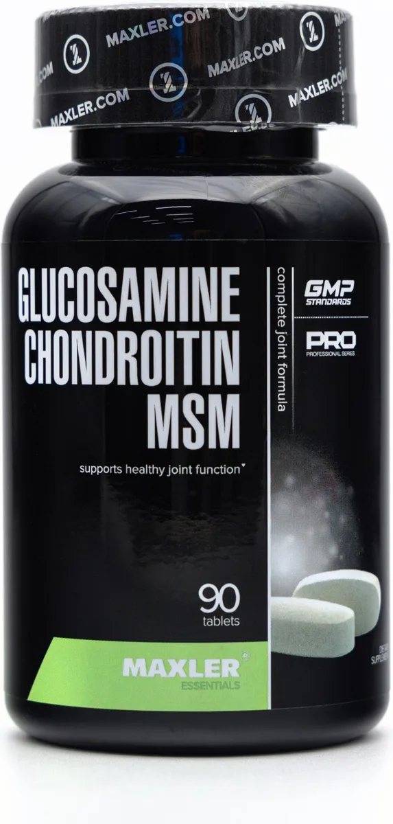 Препарат для укрепления связок Maxler Glucosamine Chondroitin MSM 90 таб (4041)