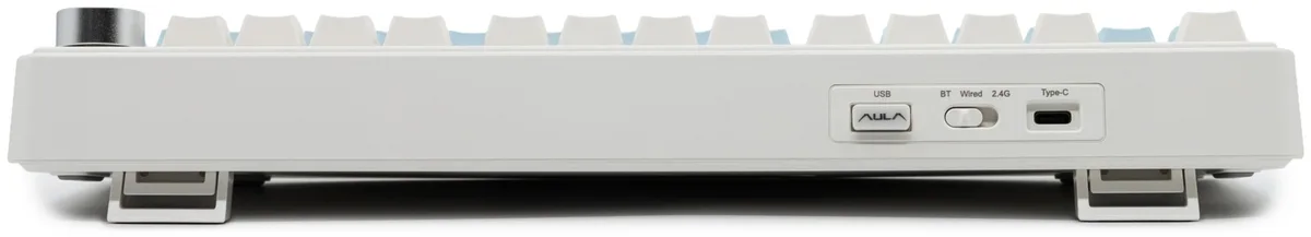 Клавиатура AULA F75 Blank Голубой (0645)