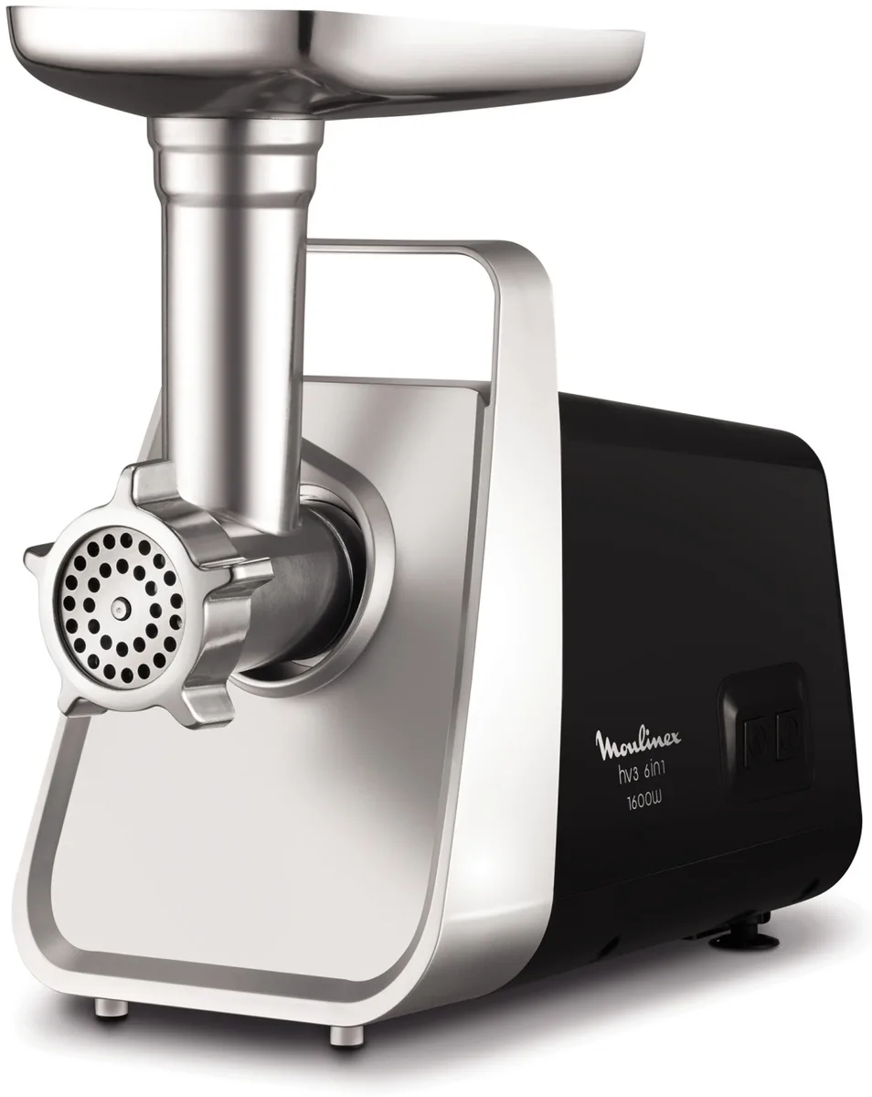 Мясорубка Moulinex ME306832 Черный/Серебристый