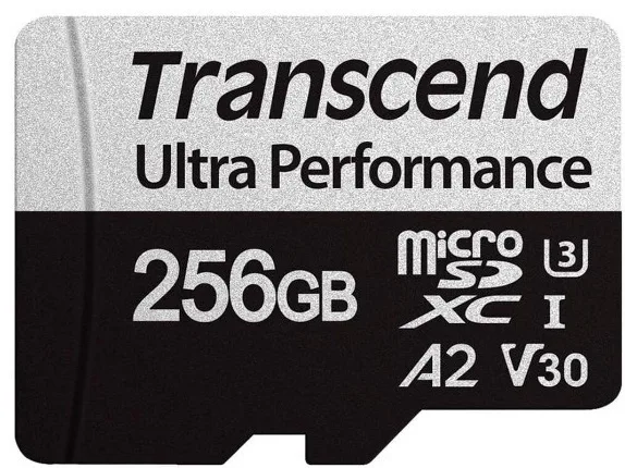 Карта памяти Transcend MicroSD 256GB Class 10 U3 TS256GUSD340S