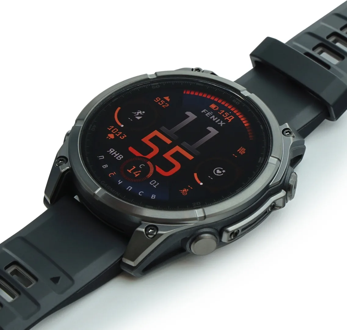 Смарт-часы Garmin Fenix 8 47 мм черный (02904-21)