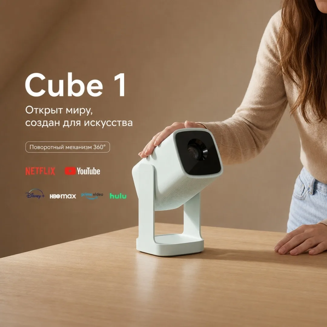 Проектор Wanbo Cube 1 Голубой