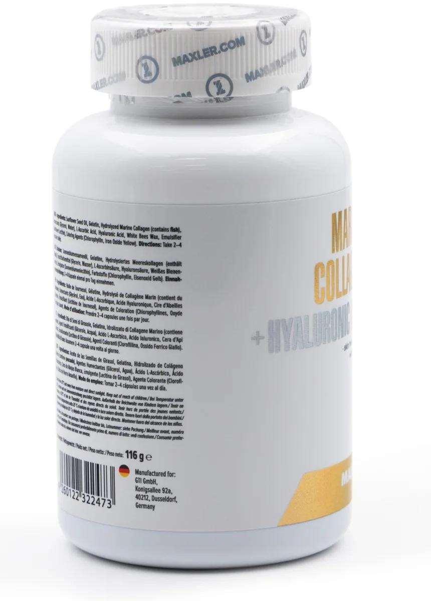 Витамин Maxler Marine Collagen + Hyaluronic Acid N/A 120 шт (2473)
