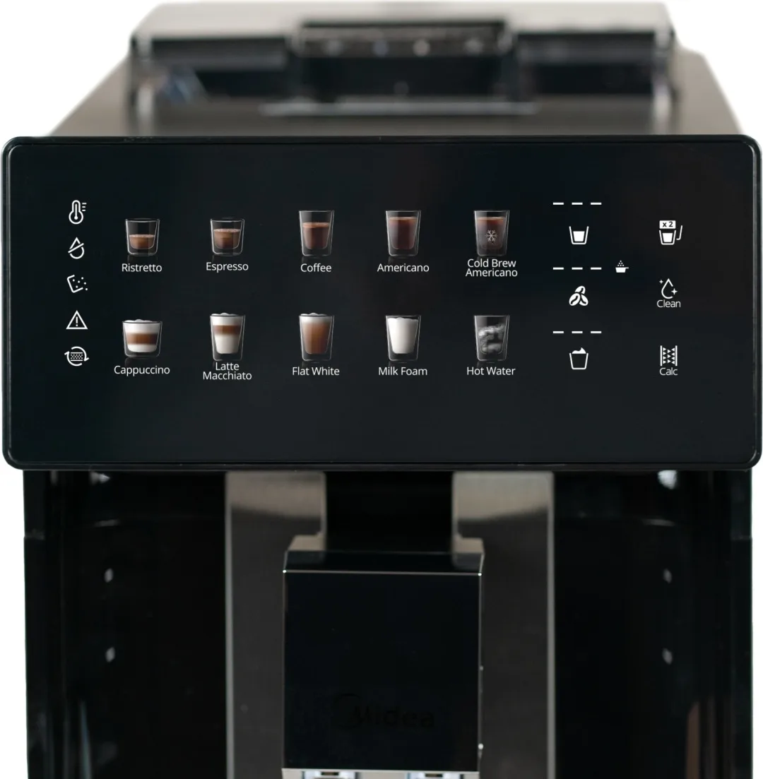 Кофемашина Midea MA-FACM1004A2 черный, стальной