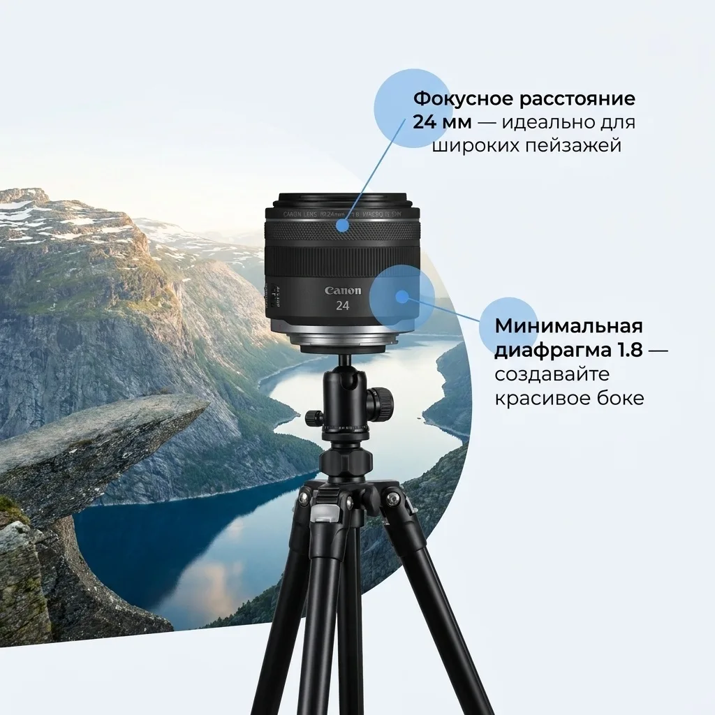 Объектив Canon RF 24 mm F1.8 MACRO IS STM