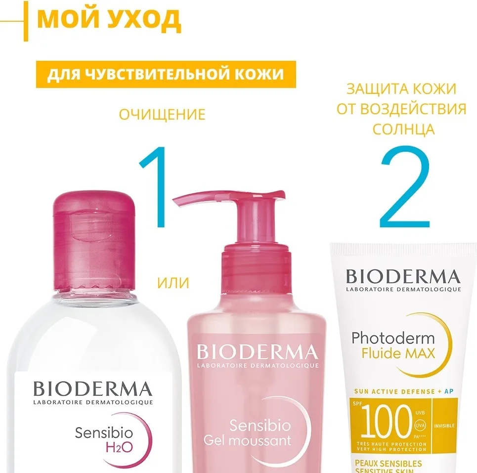 Мицеллярная вода Bioderma Sensibio 250мл