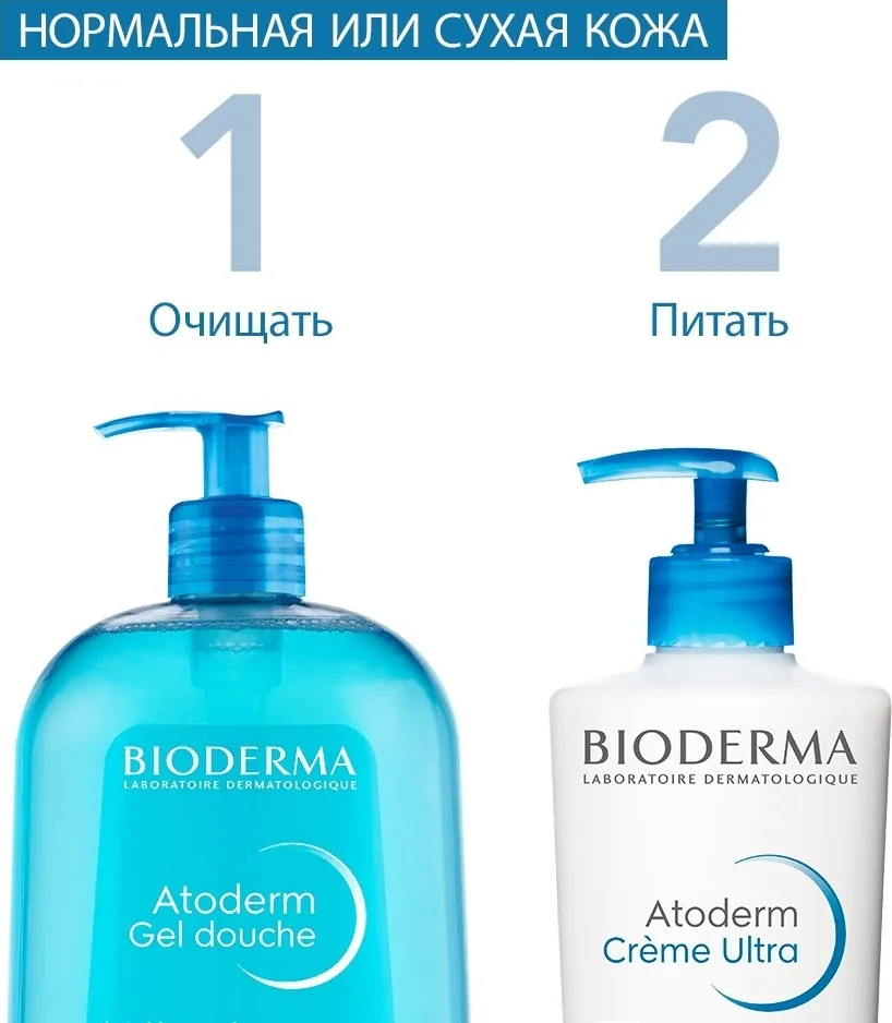 Крем питательный д/сухой кожи Bioderma Atoderm 500мл /805343/