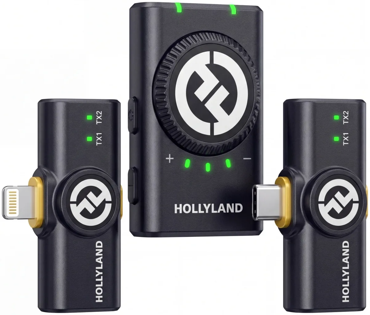 Петличный микрофон Hollyland Lark M2 Combo Черный (2747)