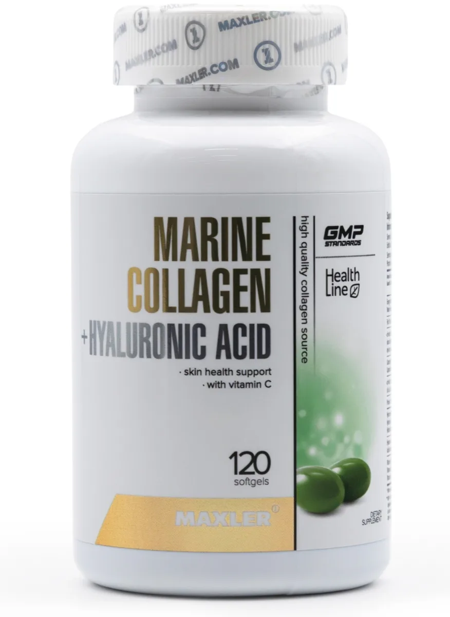 Витамин Maxler Marine Collagen + Hyaluronic Acid N/A 120 шт (2473)