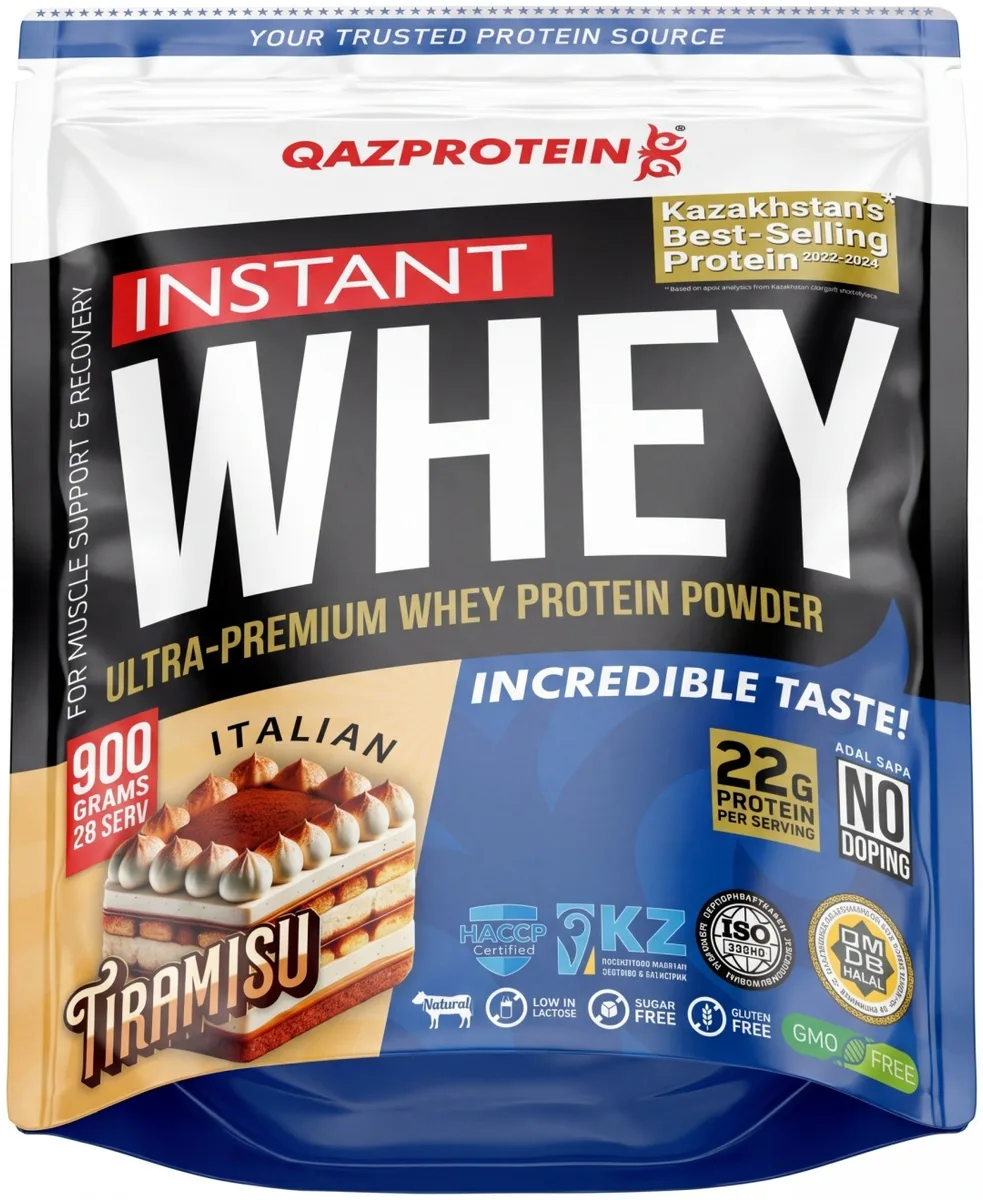 Протеин Qazprotein Instant WHEY 900г Тирамису (4058)