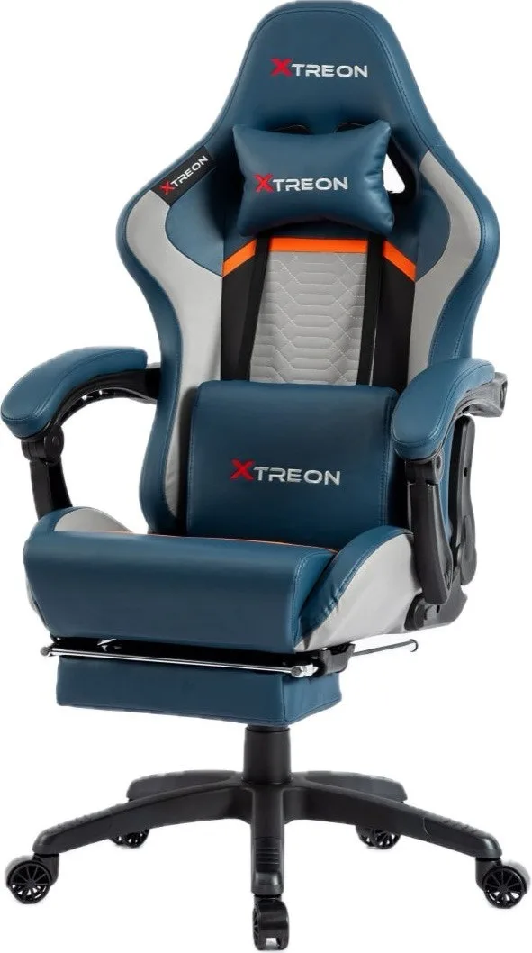 Игровое компьютерное кресло XTREON GC-6689 Синий-серый