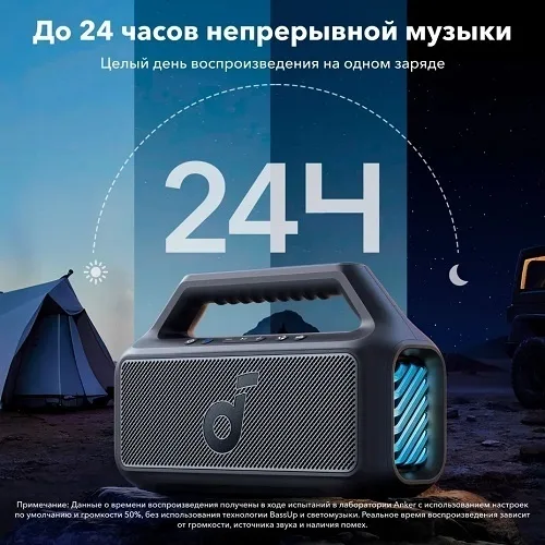 Портативная колонка Soundcore Boom 2 Black