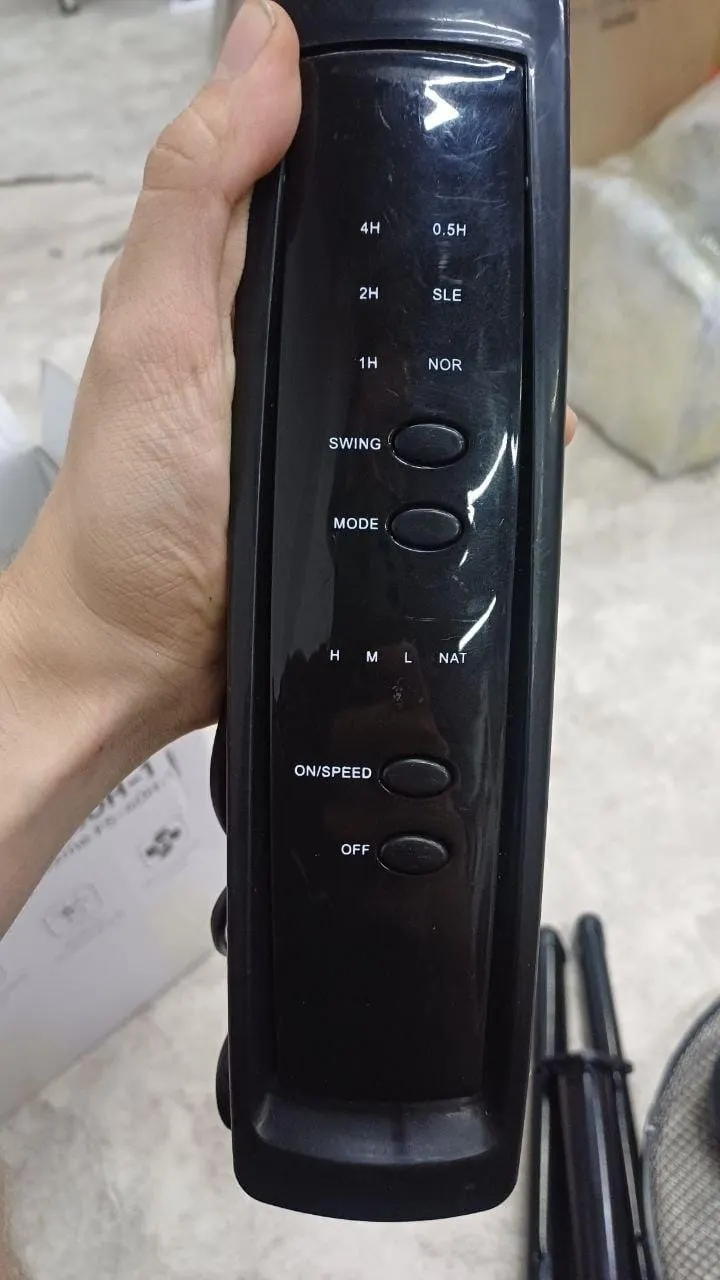 Вентилятор напольный Nexme FS-40H-1 Черный, Уценка
