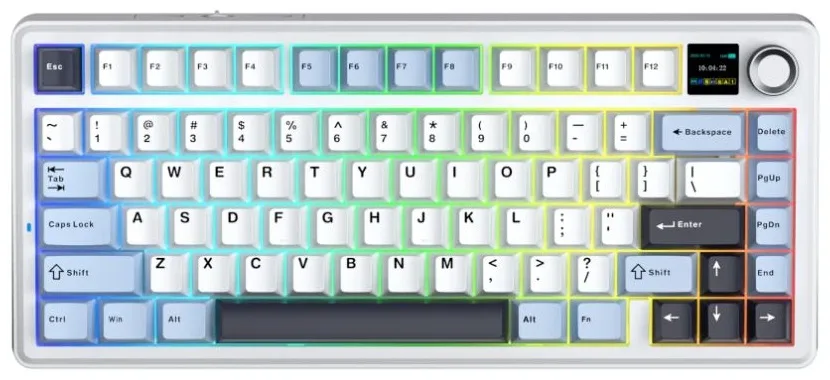 Клавиатура AULA F75 MAX Белый (1158)