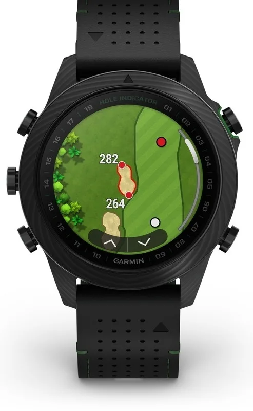 Смарт-часы Garmin MARQ Golfer Gen 2 Carbon Edition черный (02722-21)