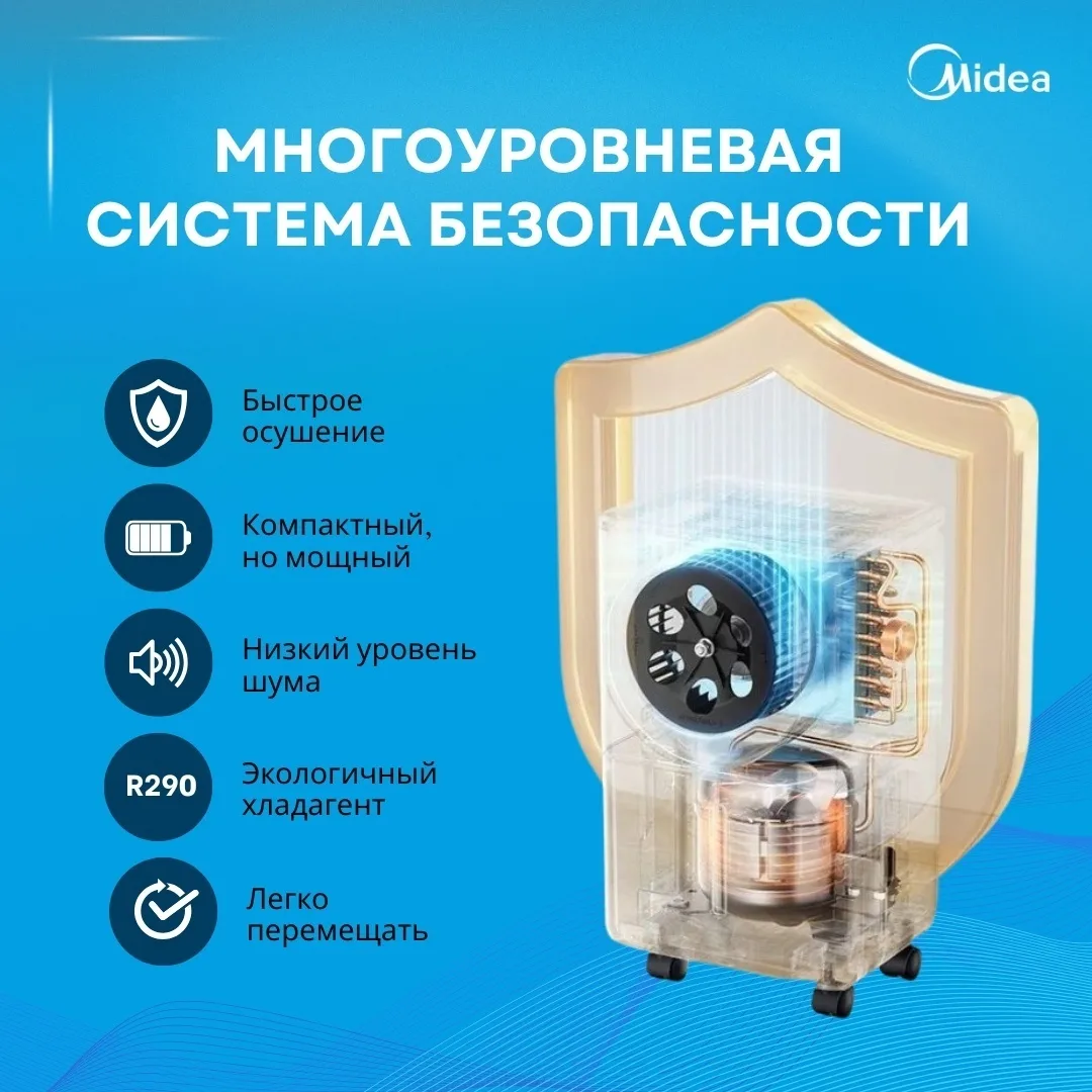 Осушитель воздуха Midea MDDA-30DEN7 Белый