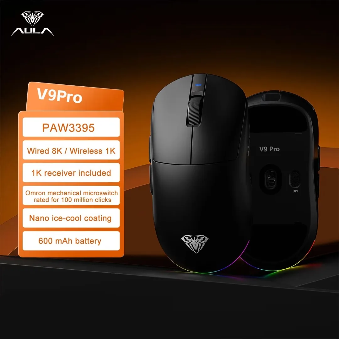 Мышь игровая AULA V9 PRO Черный