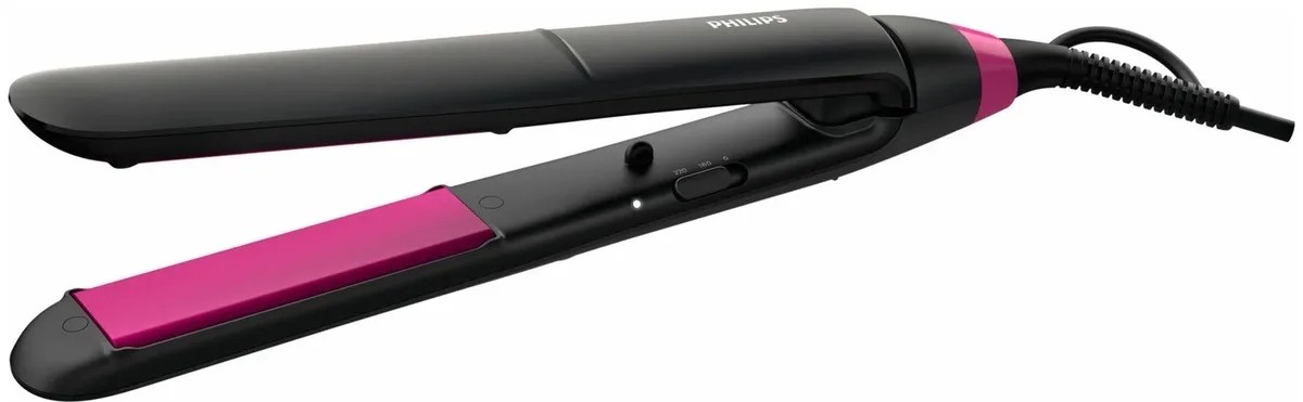 Утюжок Philips BHS375 Черный/Розовый