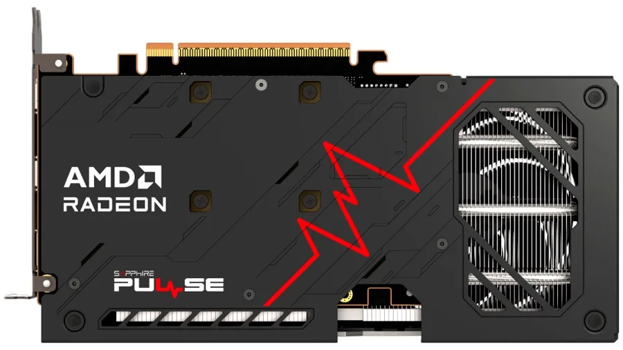 Видеокарта SAPPHIRE PULSE AMD RADEON RX 9060 XT GAMING OC 16GB