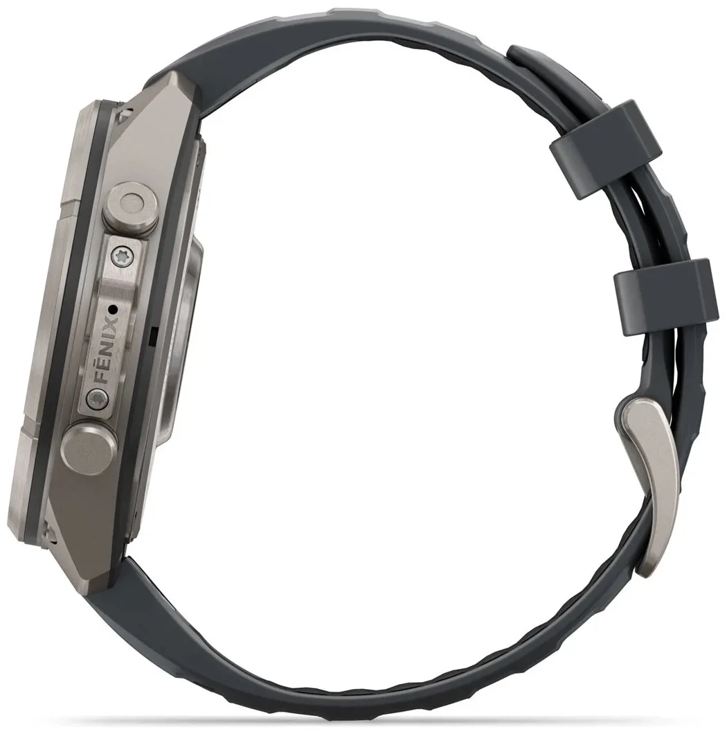 Смарт-часы Garmin Fenix 9 Pro 47 мм серебристый-серый (04336-26)