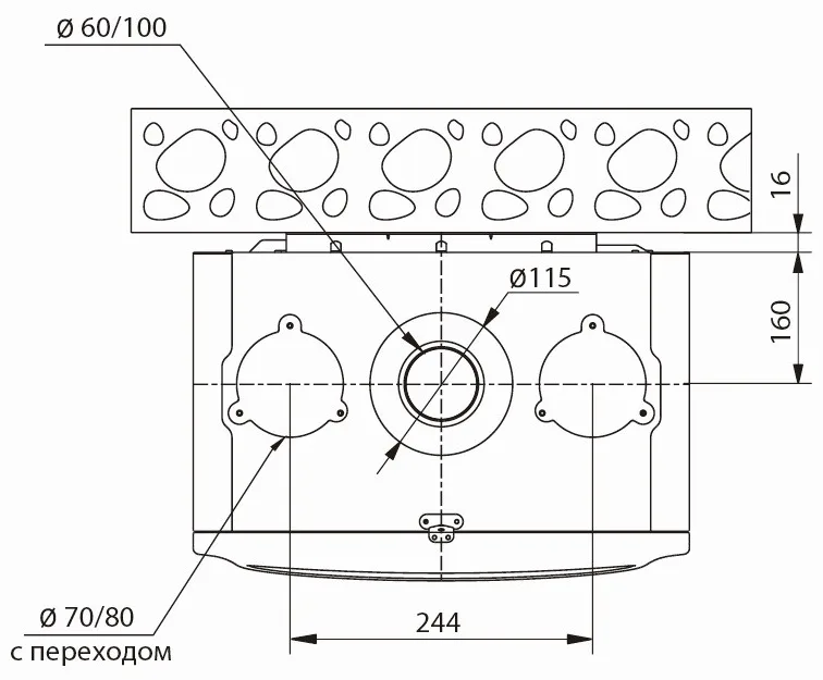 Газовый котел Navien Deluxe C20