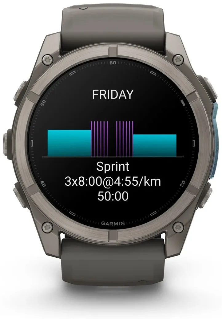 Смарт-часы Garmin Fenix 9 51 мм серебристый-серый (04763-01)